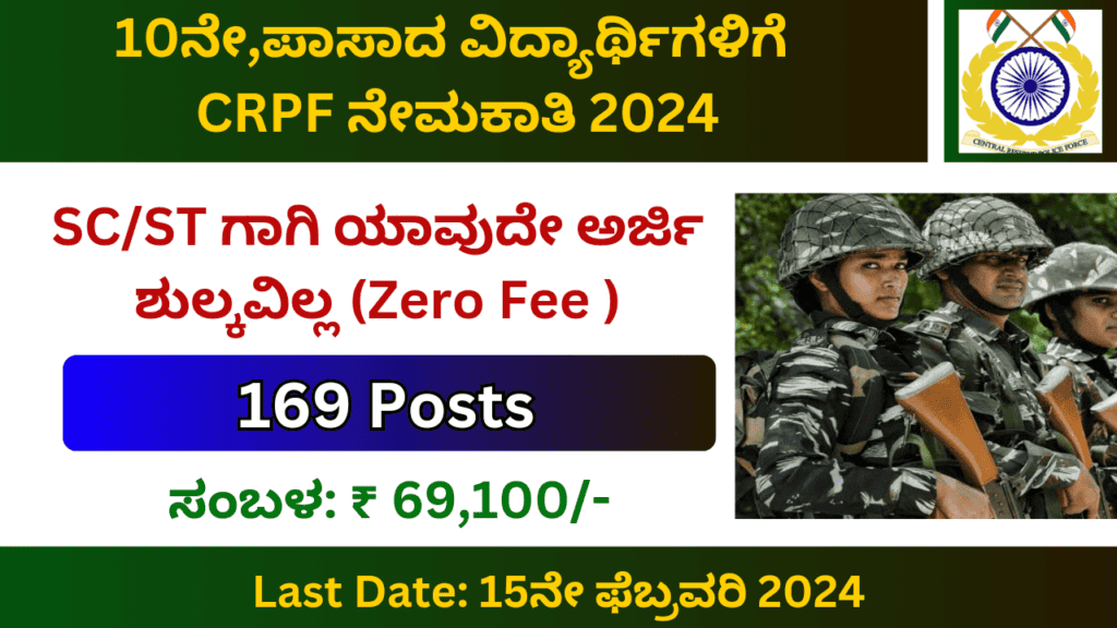 CRPF Recruitment 2024