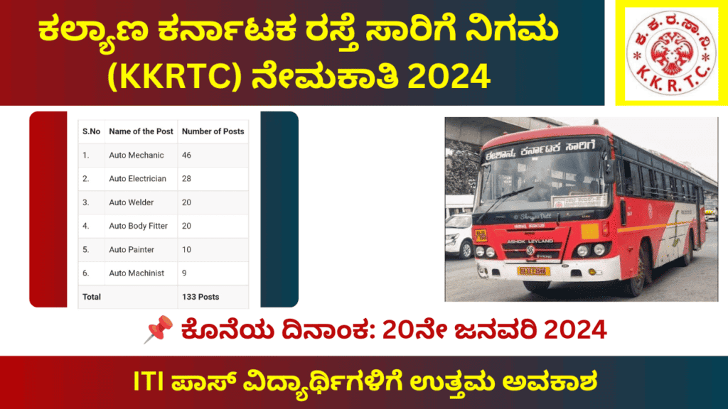 KKRTC Recruitment 2024