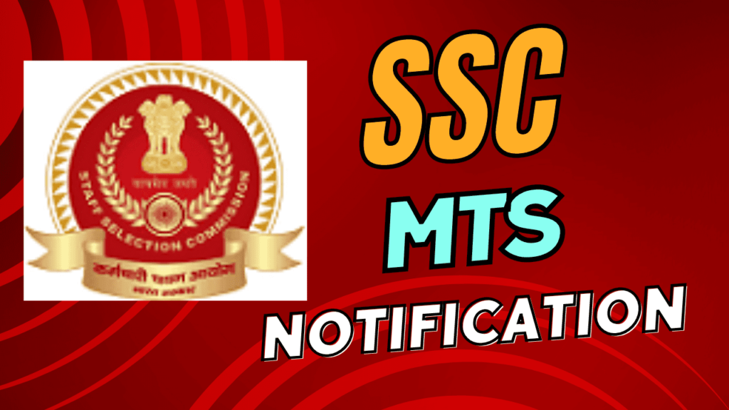 SSC Recruitment SSC MTS Notification 2023 Karnataka Govt Jobs